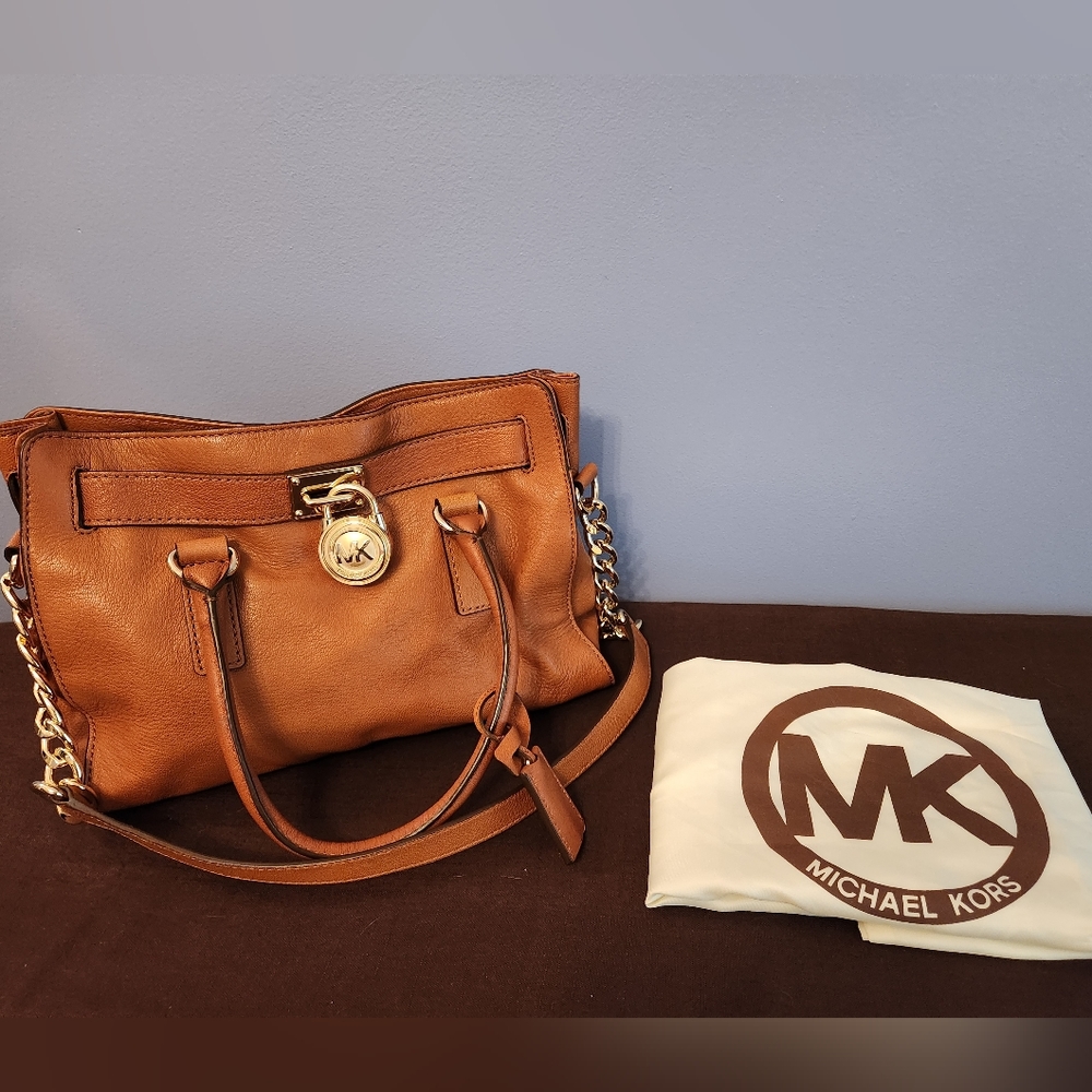Michael Kors Camel Hamilton Bag